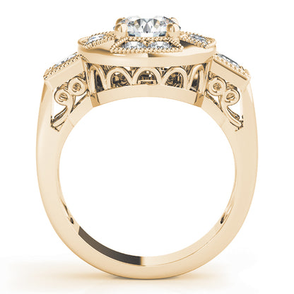 Round Engagement Ring M84603