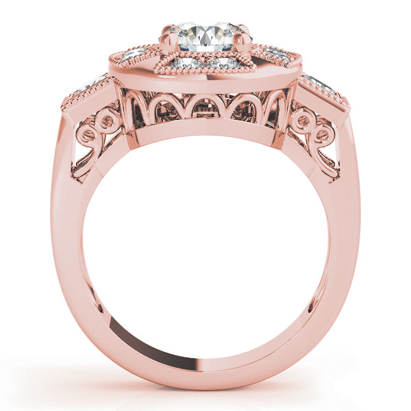 Round Engagement Ring M84603