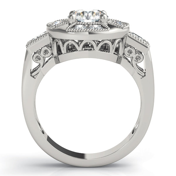 Round Engagement Ring M84603