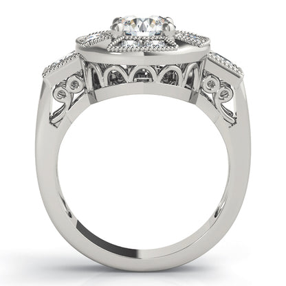 Round Engagement Ring M84603