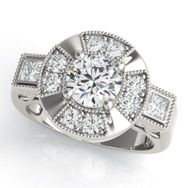 Round Engagement Ring M84603