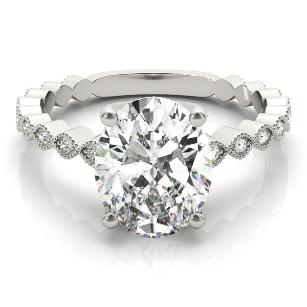 Oval Engagement Ring M84625