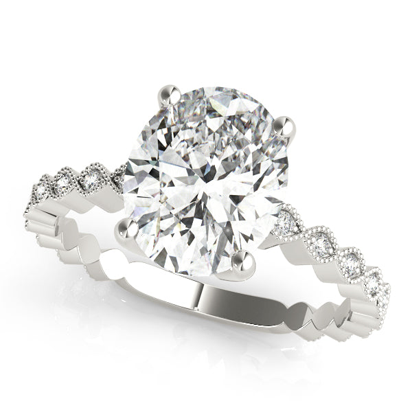 Oval Engagement Ring M84625