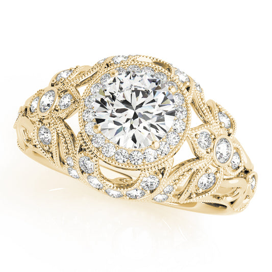 Round Engagement Ring M84672-0.8