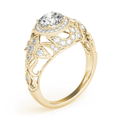 Round Engagement Ring M84672-0.8