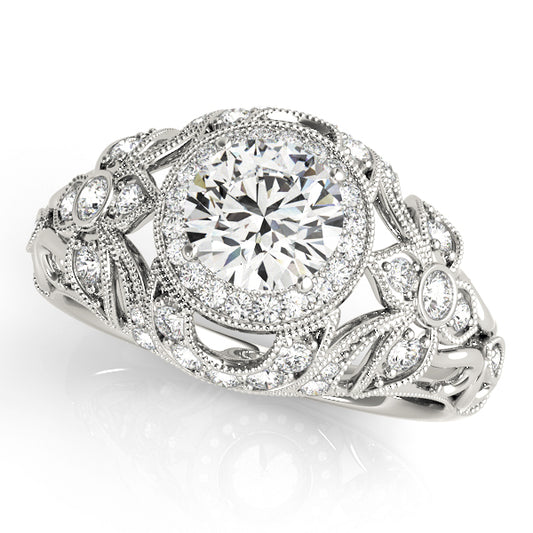 Round Engagement Ring M84672-0.8