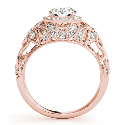 Round Engagement Ring M84672-0.8