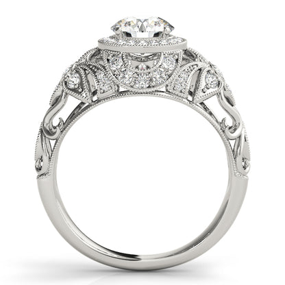 Round Engagement Ring M84672-0.8