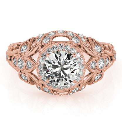 Round Engagement Ring M84672-0.8