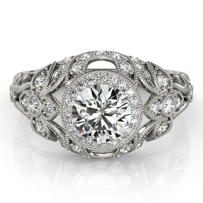 Round Engagement Ring M84672-0.8