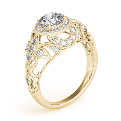 Round Engagement Ring M84672-0.8