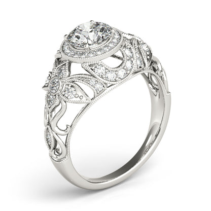 Round Engagement Ring M84672-0.8