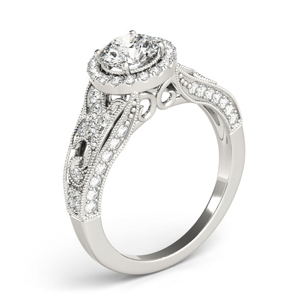 Round Engagement Ring M84673