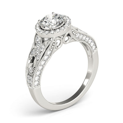 Round Engagement Ring M84673