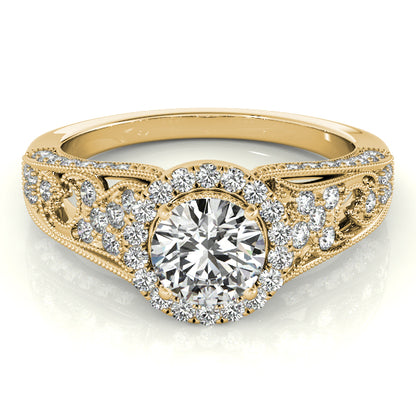 Round Engagement Ring M84673