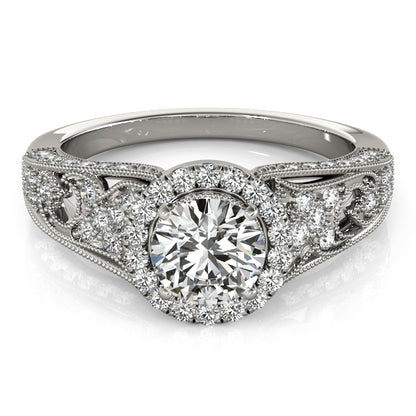Round Engagement Ring M84673