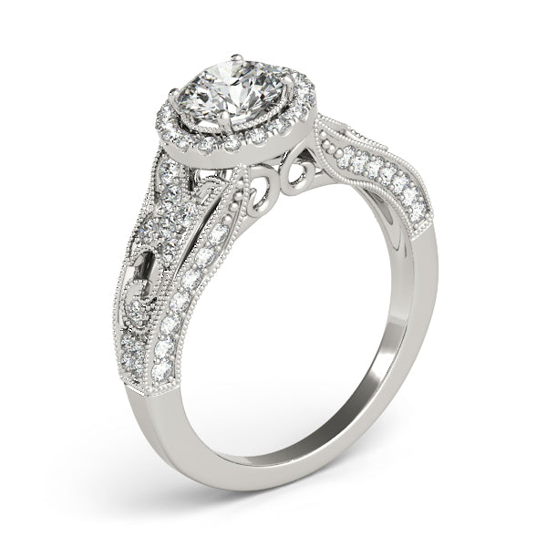 Round Engagement Ring M84673