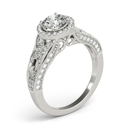 Round Engagement Ring M84673