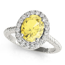 Load image into Gallery viewer, Oval Engagement Ring M84674-10X8
