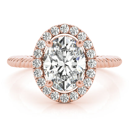 Oval Engagement Ring M84674-7X5