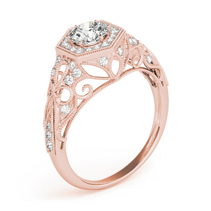 Round Engagement Ring M84676-1