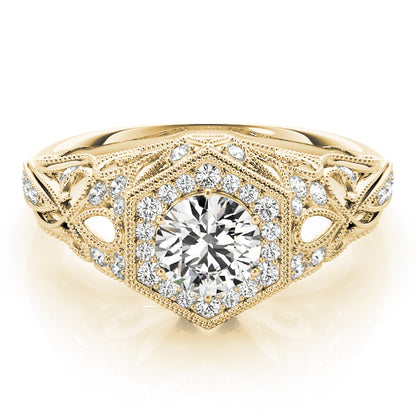 Round Engagement Ring M84676-1