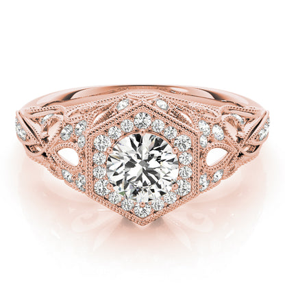 Round Engagement Ring M84676-1