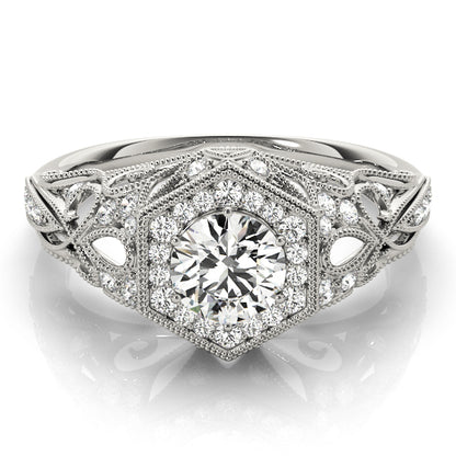 Round Engagement Ring M84676-1