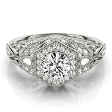 Load image into Gallery viewer, Round Engagement Ring M84676-1/2
