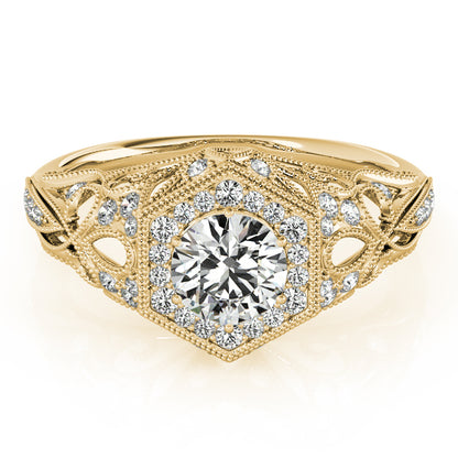 Round Engagement Ring M84676-1