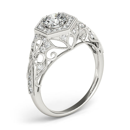 Round Engagement Ring M84676-1