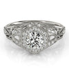 Load image into Gallery viewer, Round Engagement Ring M84676-1/2
