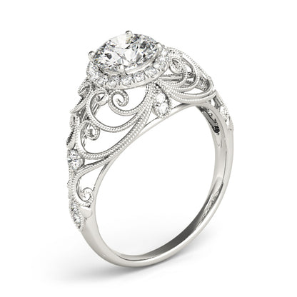 Round Engagement Ring M84680