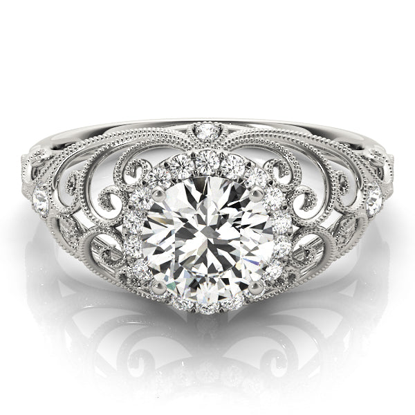 Round Engagement Ring M84680