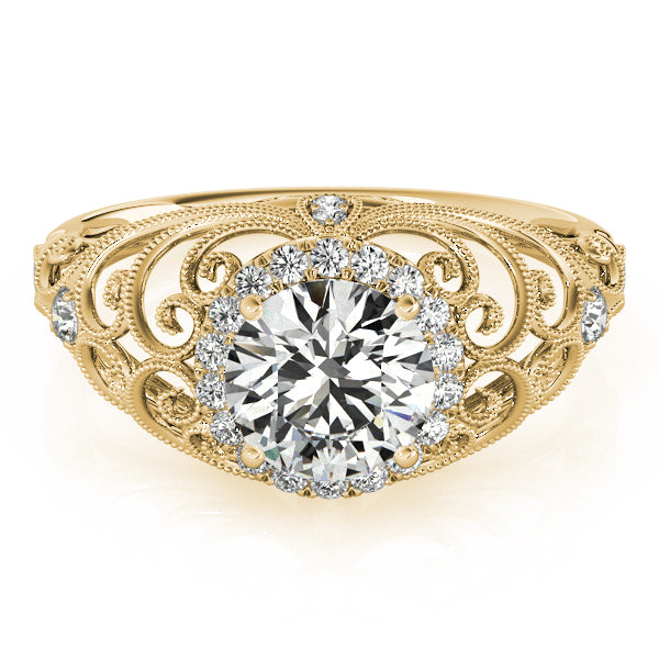 Round Engagement Ring M84680
