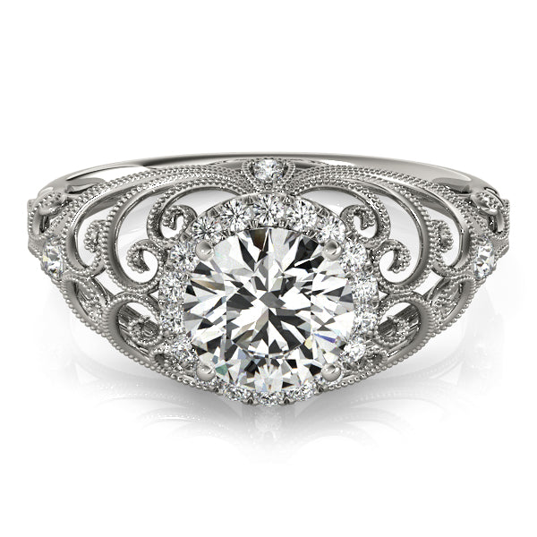 Round Engagement Ring M84680