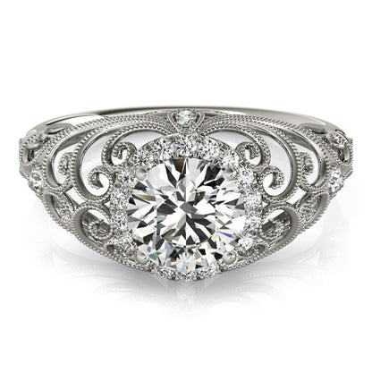 Round Engagement Ring M84680