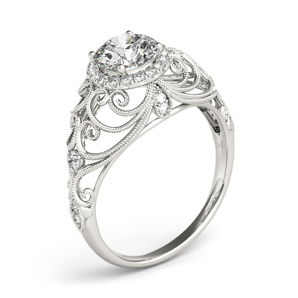 Round Engagement Ring M84680