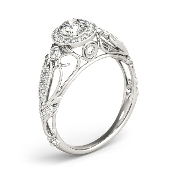 Round Engagement Ring M84681-1/2