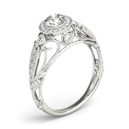Round Engagement Ring M84681-1/2