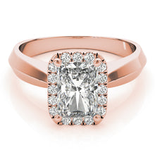 Load image into Gallery viewer, Emerald Cut Engagement Ring M84733-8X6
