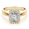 Load image into Gallery viewer, Emerald Cut Engagement Ring M84733-6.5X4.5
