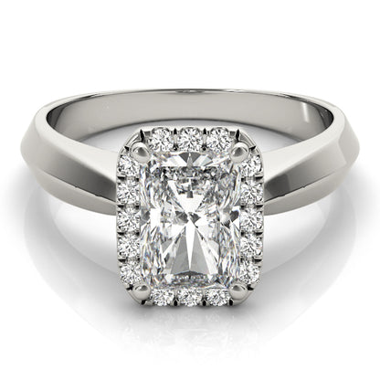 Emerald Cut Engagement Ring M84733-7.5X5.5