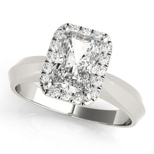 Load image into Gallery viewer, Emerald Cut Engagement Ring M84733-8X6
