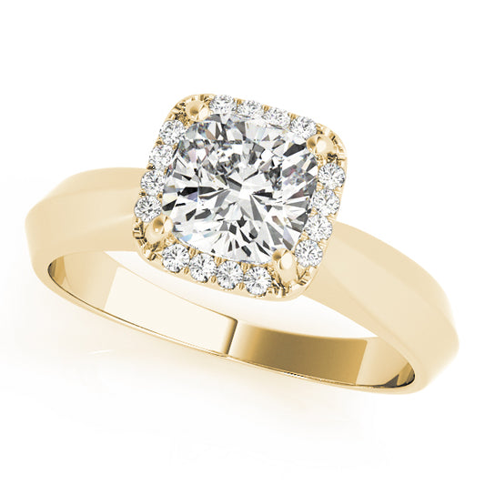 Cushion Engagement Ring M84734-5.5