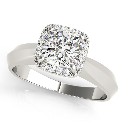 Cushion Engagement Ring M84734-7.5