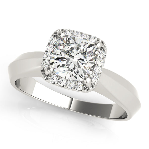 Cushion Engagement Ring M84734-5.5