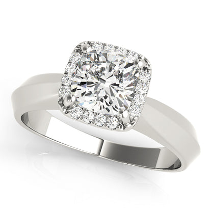 Cushion Engagement Ring M84734-6.5