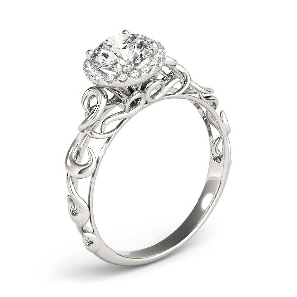 Round Engagement Ring M84737-1
