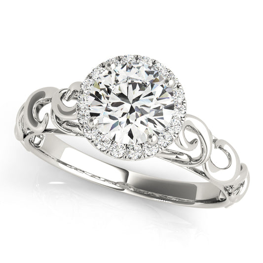 Round Engagement Ring M84737-1